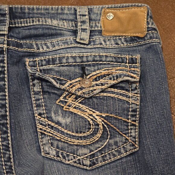 Silver Jeans Co. Women’s Pioneer Low Rise Jeans Size 34/31 - Picture 6 of 12